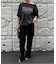 ドローコードシアーロゴTシャツ / ボートネック
