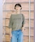 ドローコードシアーロゴTシャツ / ボートネック