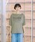 ドローコードシアーロゴTシャツ / ボートネック
