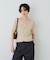 【一部店舗 / WEB限定】ハーフスリーブドレープリブニット