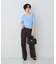 【一部店舗 / WEB限定】ハーフスリーブドレープリブニット