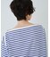 ボーダーボートネックカットソー/ロングスリーブTシャツ