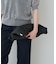 【PUNTI. / プンティ】3WAYレザークラッチバッグ/ショルダー付き/GR