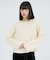 【Healthknit/ヘルスニット】サーマルキング ハニカムクロップドクルー/