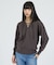 【Healthknit/ヘルスニット】クラシックスウェット レースアップカラー長
