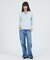 【Healthknit/ヘルスニット】クラシックスウェット レースアップカラー長
