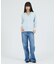 【Healthknit/ヘルスニット】クラシックスウェット レースアップカラー長
