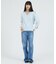 【Healthknit/ヘルスニット】クラシックスウェット レースアップカラー長
