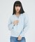 【Healthknit/ヘルスニット】クラシックスウェット レースアップカラー長