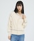 【Healthknit/ヘルスニット】ARMYリブ クルーネックカーディガン/長
