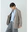 ウール混ストレッチツイルシングルテーラージャケット