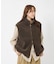 【MICA&DEAL/マイカアンドディール】ボアベスト/ダブルジップ/秋冬アウタ