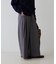 タックワイドストレートパンツ