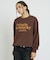 【TRICOMER/トリコメル】ロゴプリントスウェット/秋カラー/プリント/クル