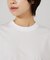 【three dots】シルキーペーパーコットンT