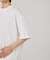 【three dots】シルキーペーパーコットンT