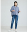【Healthy denim】ハイライズテーパードデニム