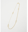 【ADER.bijoux】ダブルチェーンレイヤーネックレス