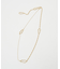 【ADER.bijoux】ダブルチェーンレイヤーネックレス