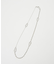 【ADER.bijoux】ダブルチェーンレイヤーネックレス