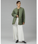 【TRADITIONAL WEATHERWEAR】キルティングノーカラーミドルブ
