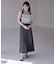 【セットアップ対応】接触冷感/レーヨンストレッチニットノースリーブ