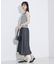 【セットアップ対応】接触冷感/レーヨンストレッチニットノースリーブ