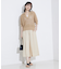 【接触冷感】ナチュラルシャンブレーフレアーパンツ