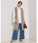 【大人気ジレが今季verに！】フォックスカシミアロングジレ
