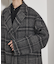 ウールチェックチェスターコート