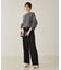 【セットアップ対応】センタープレスストレートパンツ