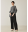 【セットアップ対応】センタープレスストレートパンツ
