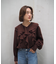 ダブルラッフルブラウス