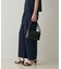 【セットアップ対応】シアーギンガムクロップドパンツ