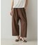 【セットアップ対応】シアーギンガムクロップドパンツ