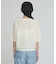 リネンブレンドニットプルオーバー