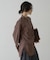ストライプスタンドカラーシャツ