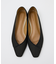 【Vibram/ヴィブラムソール】Ｖカットフラットパンプス