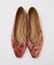 【Vibram/ヴィブラムソール】Ｖカットフラットパンプス