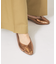 【Vibram/ヴィブラムソール】Ｖカットフラットパンプス
