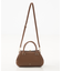 Ronde/レザー2WAYショルダーバッグ