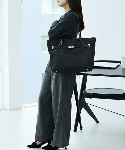 LOWELL things【kariさんコラボ】多機能BELTEDナイロントート kariさんコラボ】多機能BELTEDナイロントート/A4/通勤/16インチPC対応