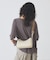 ●SOEUR/2WAYレザーハーフムーンショルダー