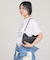 ●SOEUR/2WAYレザーハーフムーンショルダー