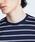 【展開店舗限定】シルケット天竺ボーダー半袖Tシャツ