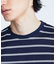 【展開店舗限定】シルケット天竺ボーダー半袖Tシャツ