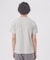【ノンストレス】COTTON LYCRA 圧着 クルーネック 半袖 ボーダーTシ