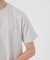 【ノンストレス】COTTON LYCRA 圧着 クルーネック 半袖 ボーダーTシ