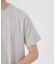 【ノンストレス】COTTON LYCRA 圧着 クルーネック 半袖 ボーダーTシ