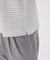 【ノンストレス】COTTON LYCRA 圧着 クルーネック 半袖 ボーダーTシ